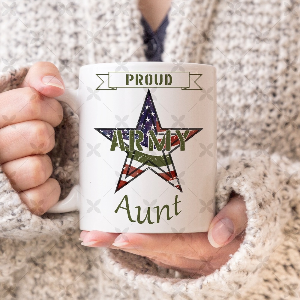 Proud Army Aunt Mug